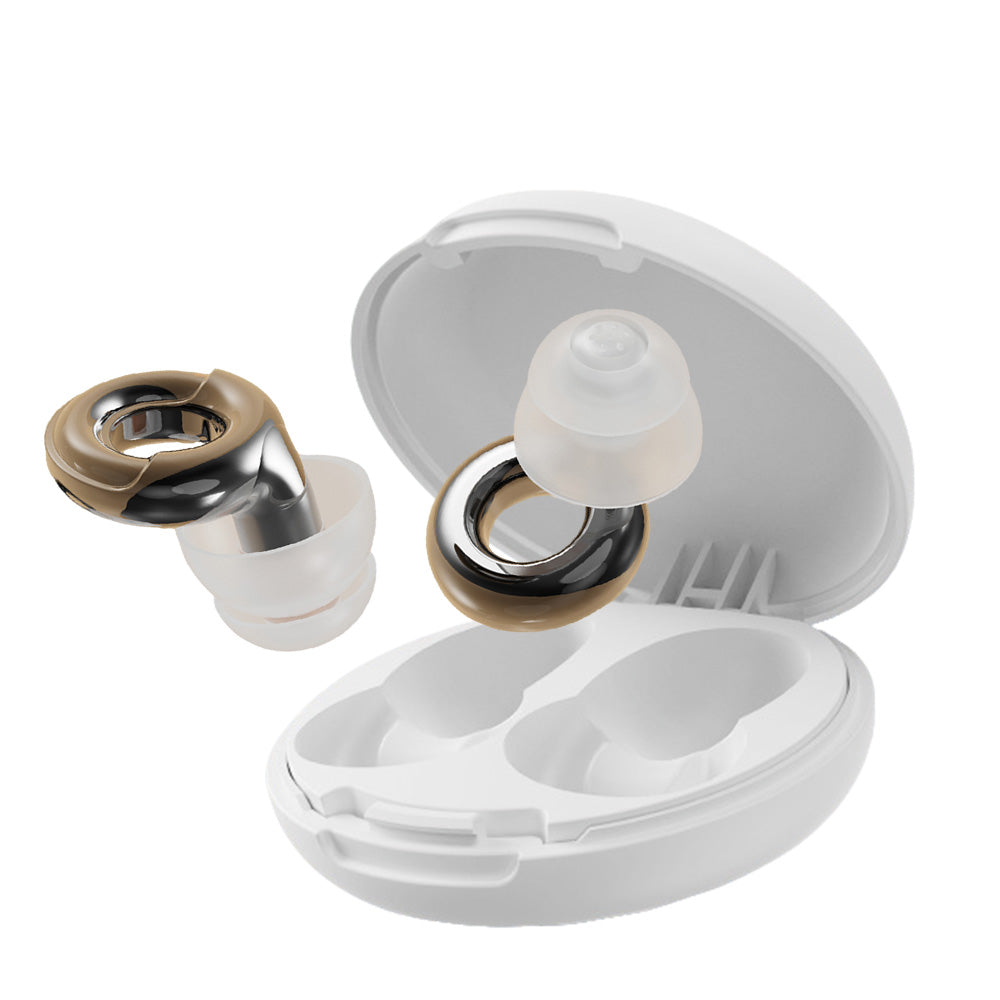 Reusable Silicone Earplugs with 3 Pairs of Ear Tips