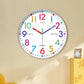 30.5CM Learning Clock for Kids Multicoloured Telling Time Teaching Clock