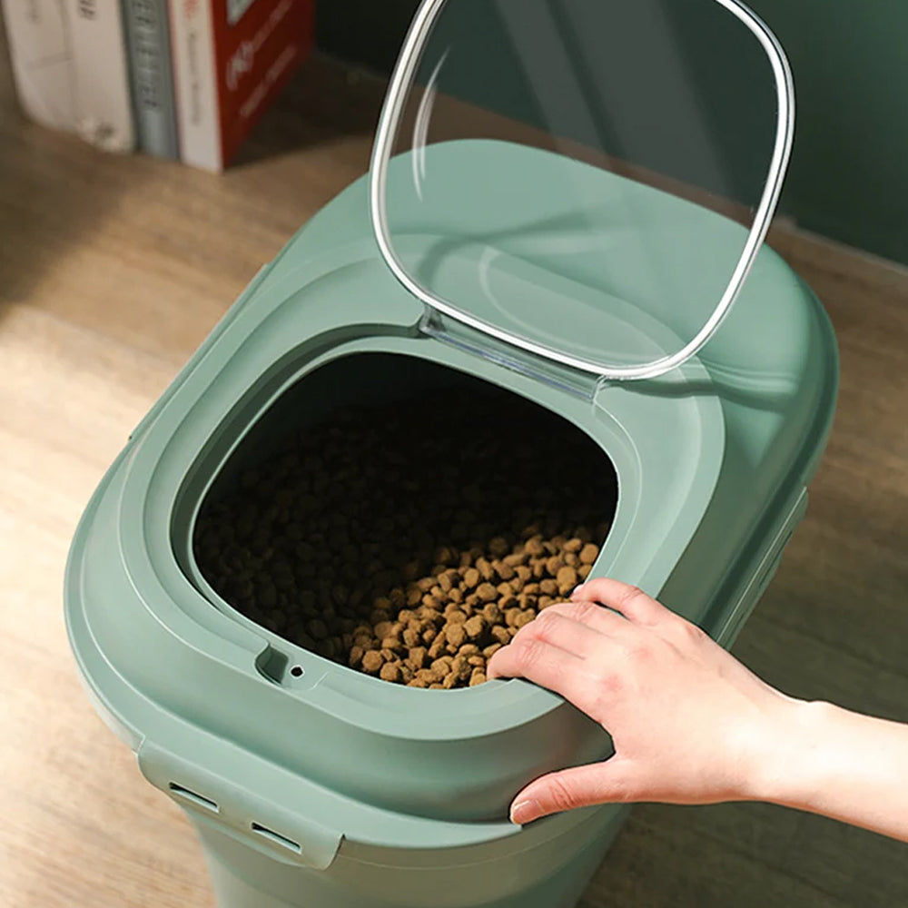 Collapsible Dog Pet Food Storage Container