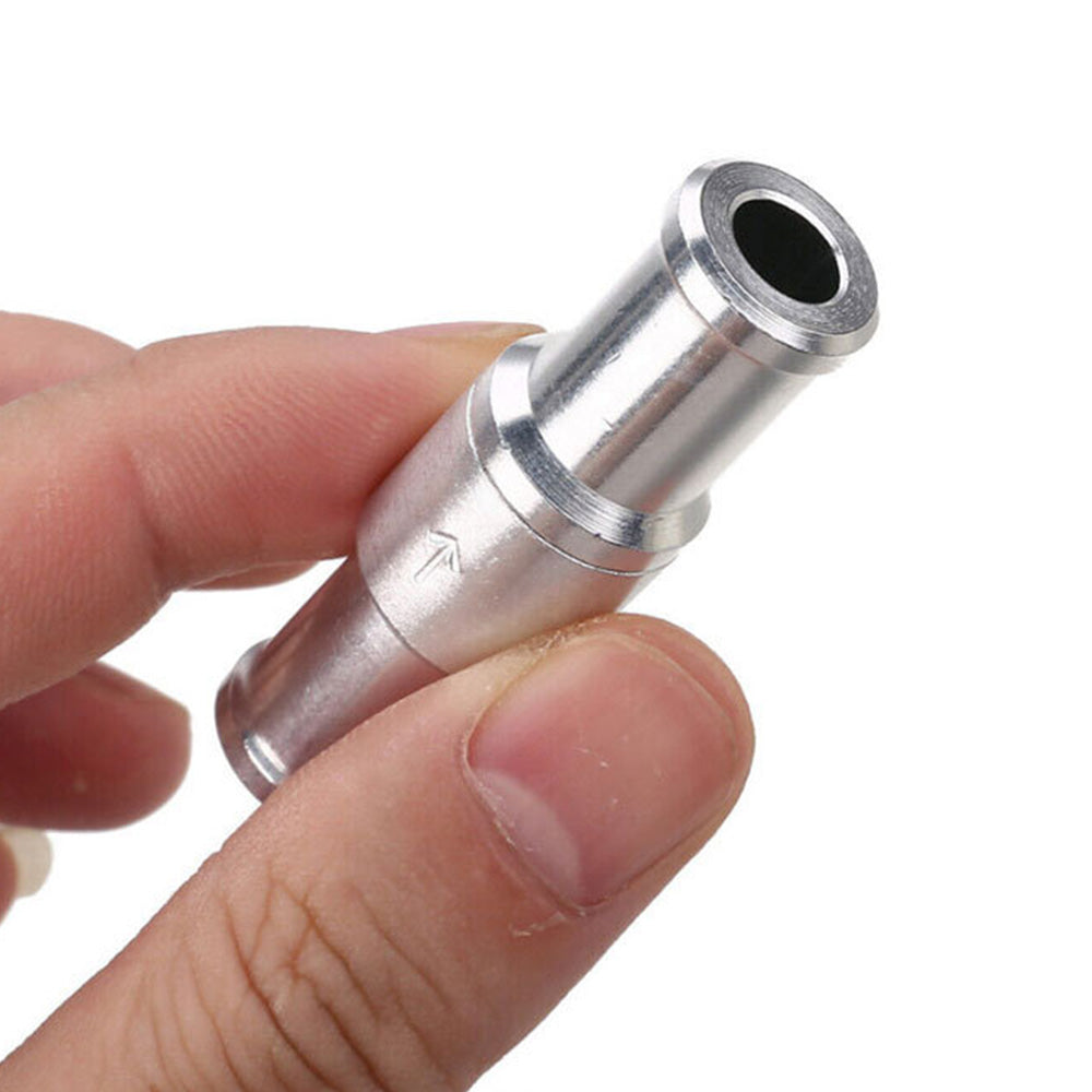 2 PCS One Way Non Return Check Valve Aluminum Alloy One Way Check Valve for Fuel Oil Water