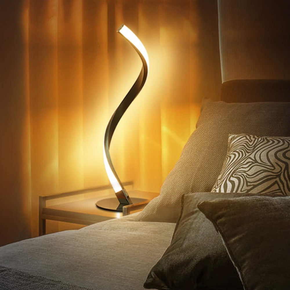 2Pcs LED Spiral Desk Lamp