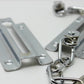 2 Pack Door Security Chain Lock Strong Door Chain Lock with 12 Screws for Wood Door