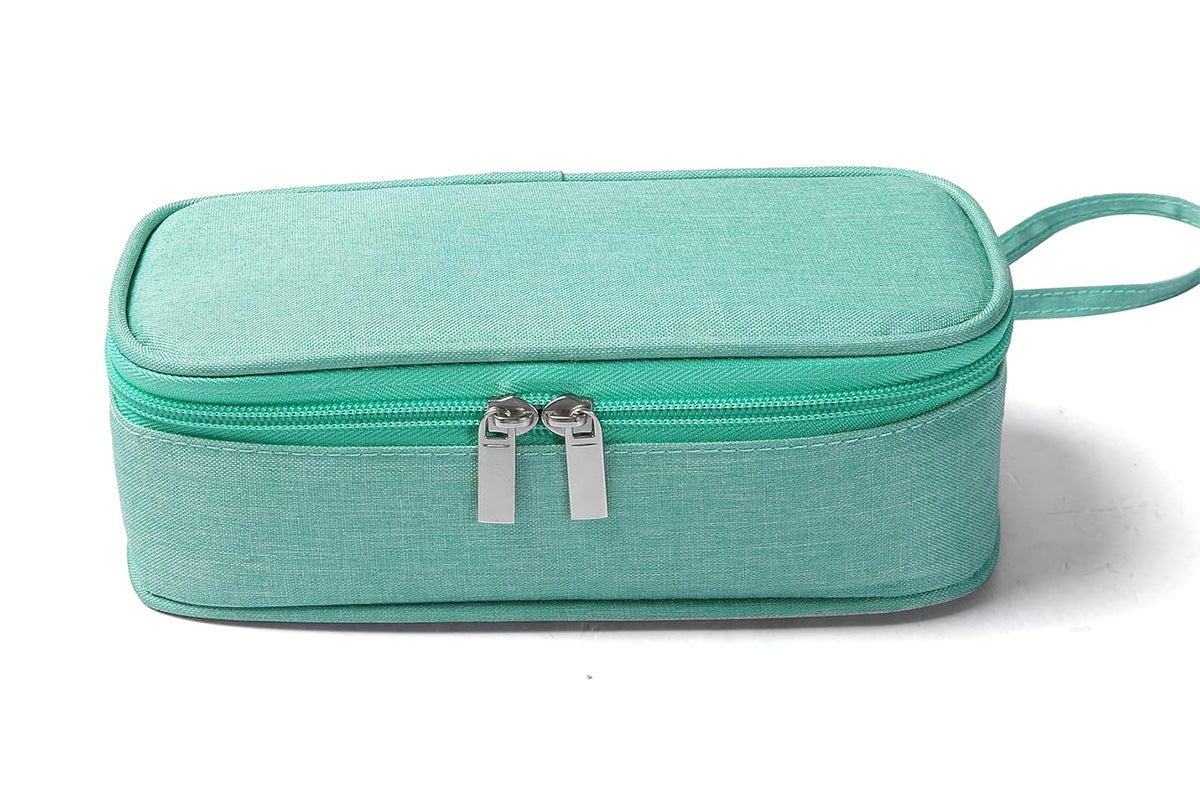 Insulated Insulin Cooling Bag Multi-Layer Medical Cooler for Diabetes Travel -Pink