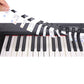 Reusable 88 Key Piano Note Guide Strip with Staff and Note Names