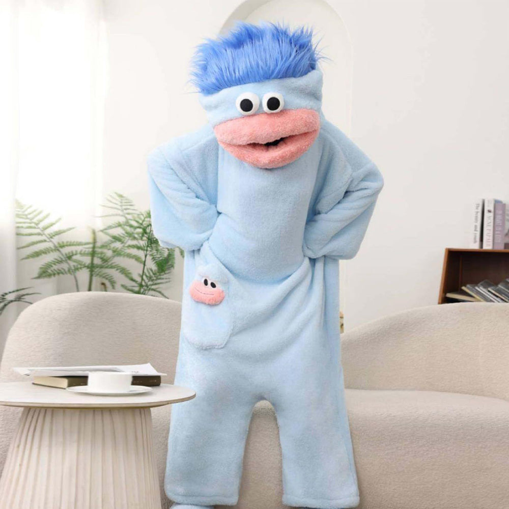 Monster Onesie Big Mouth Monster Onesie Soft Plush Loungewear for Sleeping-Style 2