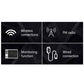 2Pcs 5 in 1 Wireless Headphones Rechargeable PC TV Radio Home Headset with Mic