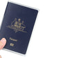 5 Pack Clear Passport Cover Protector Case with Card Slots
