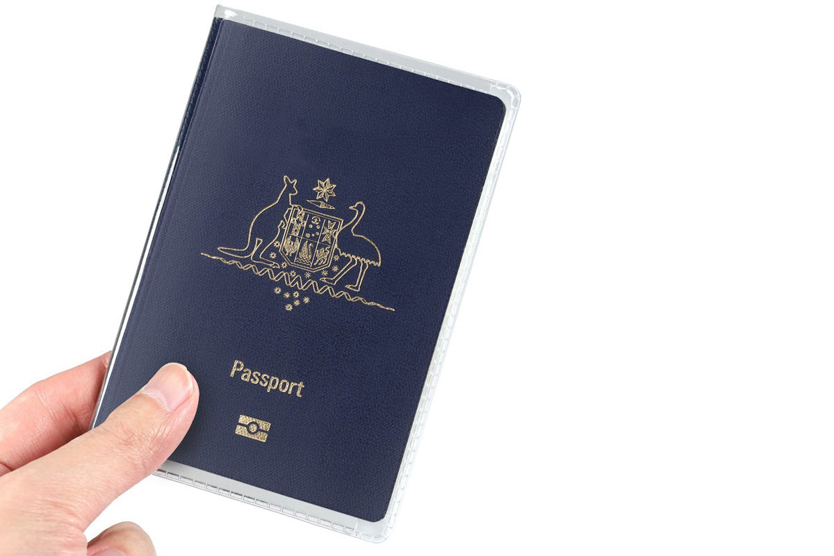 5 Pack Clear Passport Cover Protector Case with Card Slots