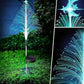 3Pcs  Christmas Trees Solar Lights Optic Fiber Lights-Moon Christmas