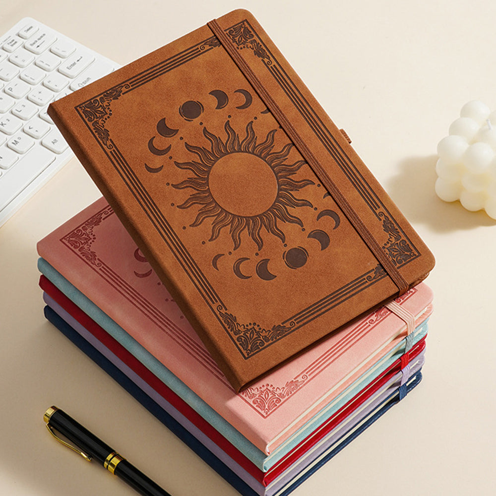 A5 Vintage PU Cover Notebook Notepad and Travel Journal