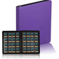 16 Pocket Card Binder 1024 Capacity PVC Free Hard Shell Waterproof Zipper