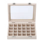 Organizer Case Box Holder Storage Jewelry Earring Ring Velvet Display Travel Portable