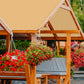 Outdoor Sun Shade Cloth Heat Resistant HDPE Sun Shade With Grommets
