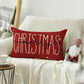 Merry Christmas Throw Pillowcase Rectangle Lumbar Winter Holiday Cushion Cover