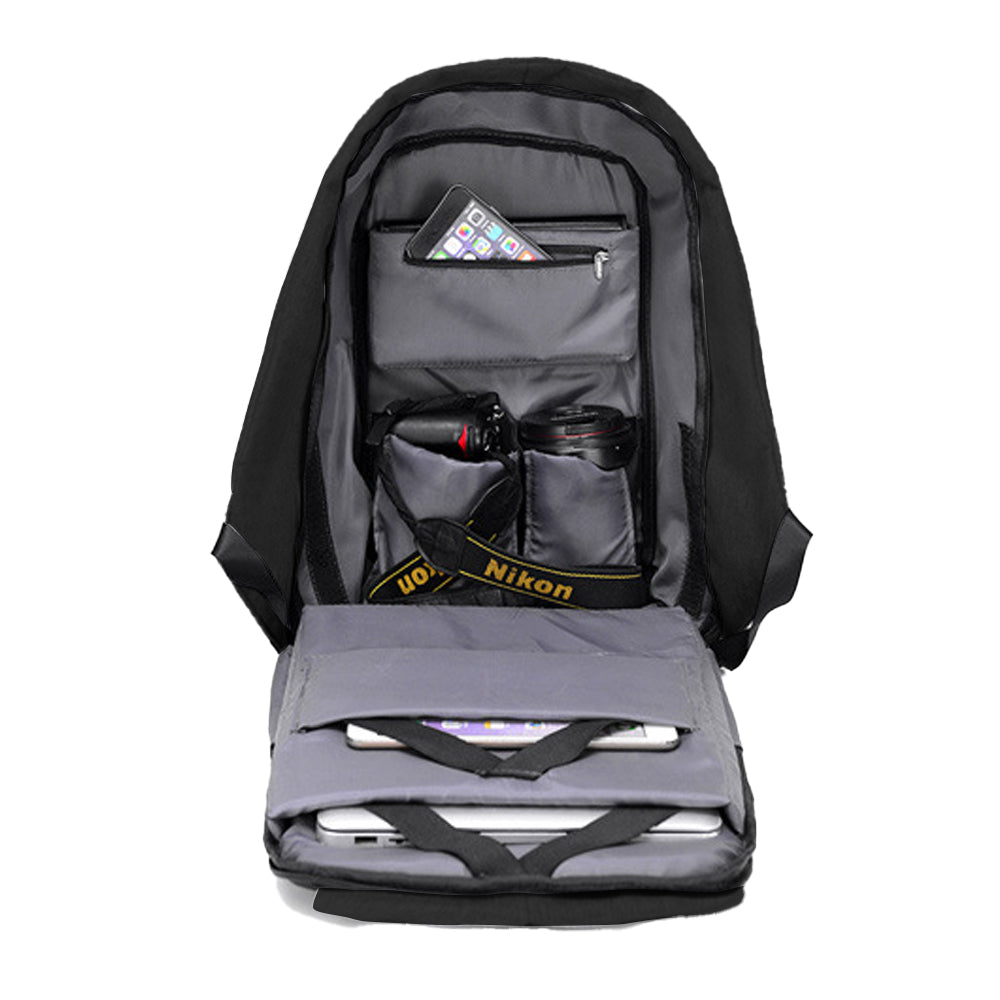 Anti-Theft Backpack School Travel Laptop Bag with USB Charging Port