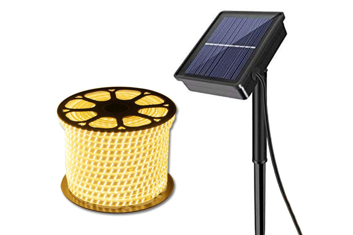 5 Meter Solar LED Strip Lights for Garden Steps Stairs Pool Porch Pergola Decor