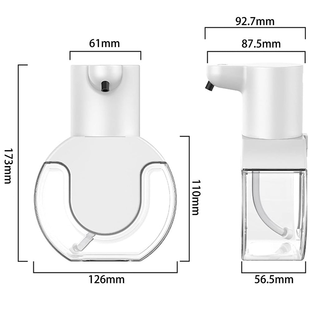 420ML Automatic Foaming Soap Dispenser 4 Level Adjustable Touchless Soap Dispenser