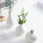 Set of 5 Small Ceramic Vases Modern Matte Bud Vase for Home Decor