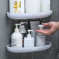 Bathroom Caddy Corner Organizer with Wall Adhesive Strip