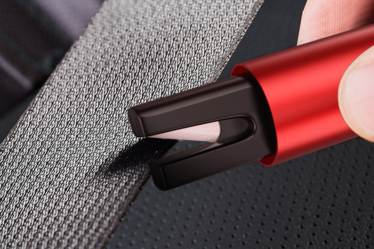 2Pcs Car Safety Hammer Window Glass Breaker