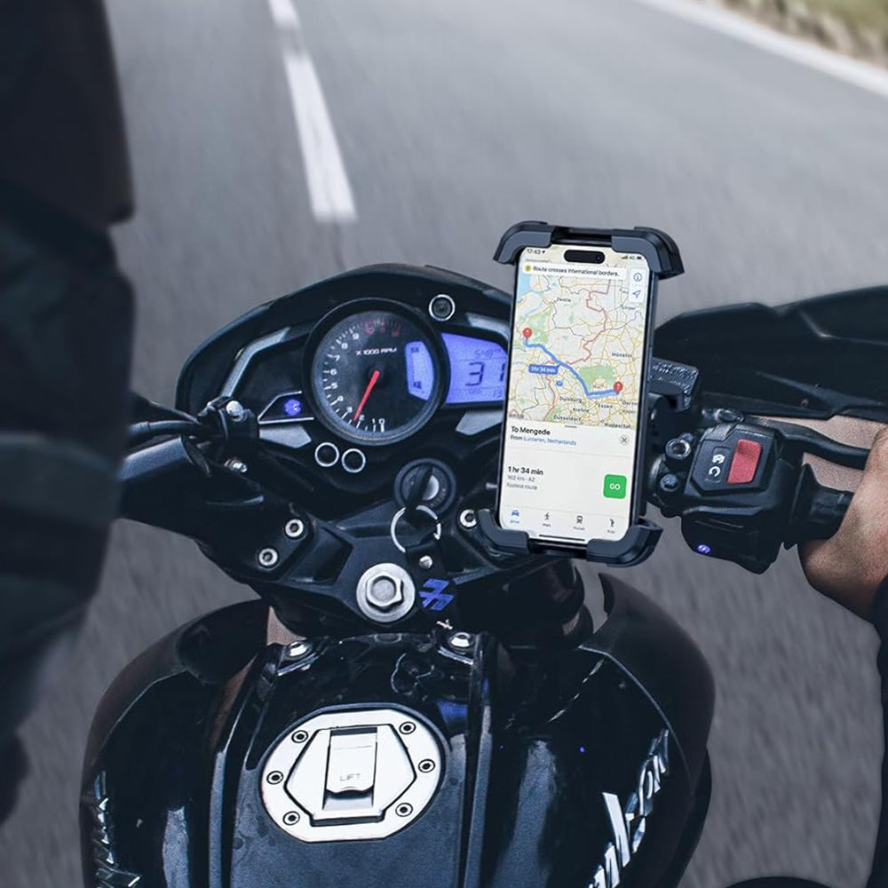 Mobile Phone Mount Holder with Crab Clamp for Motorcycle Bicycle