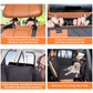 132x158cm Water-Resistant Hard Bottom Back Vehicle Seat Extending Cover for Dogs