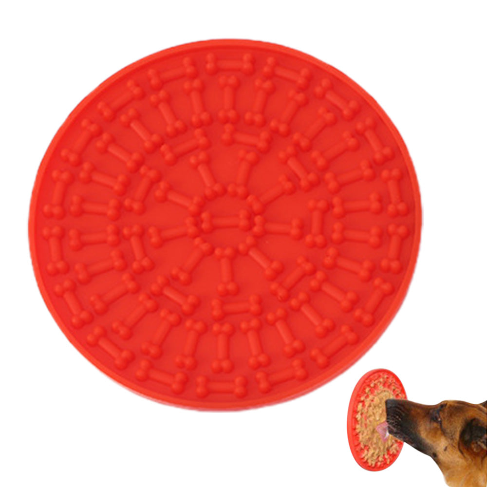 Dog Lick Pad Bath Washing Buddy Suction Grooming Pad Helper Slow Feeder Mat