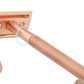 Matte Double Edge Manual Razor With 10 Blades For Men