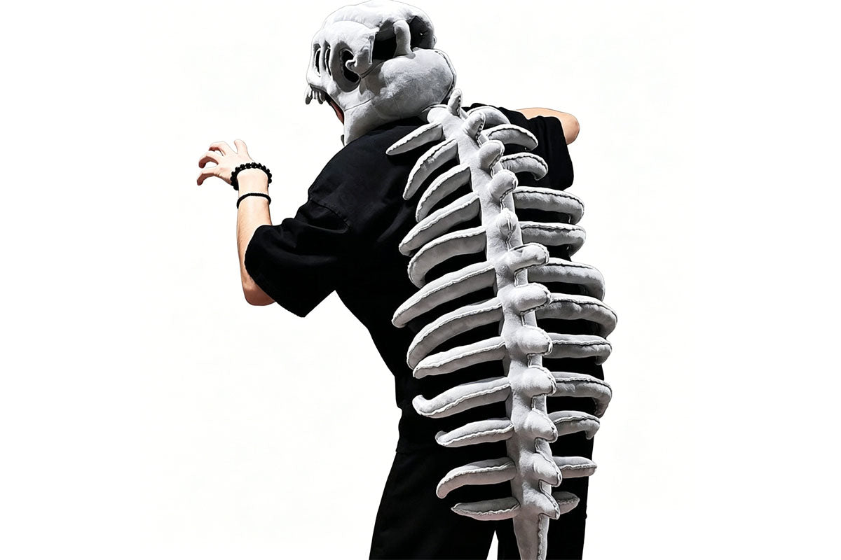 Funny Dinosaur Skeleton Headwear Novelty Costume Prop
