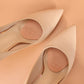 12Pcs Felt Forefoot Cushion Pads Oval Metatarsal Insoles for High Heels