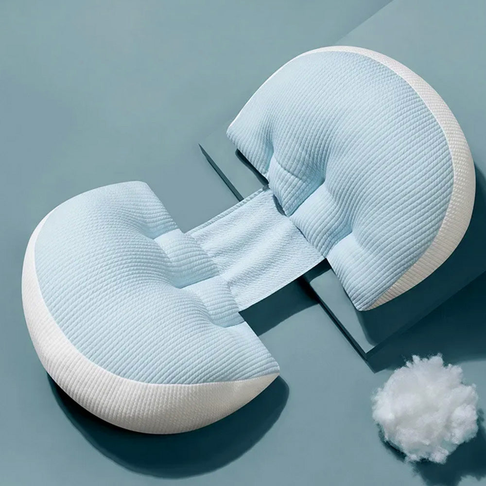 Portable Pregnancy Pillow W Shaped Maternity Support For Side Sleepers
