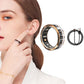 Smart Fitness Ring Health Rings Fitness Tracker Ring with Heart Rate Sleep Monitoring-Rose Gold