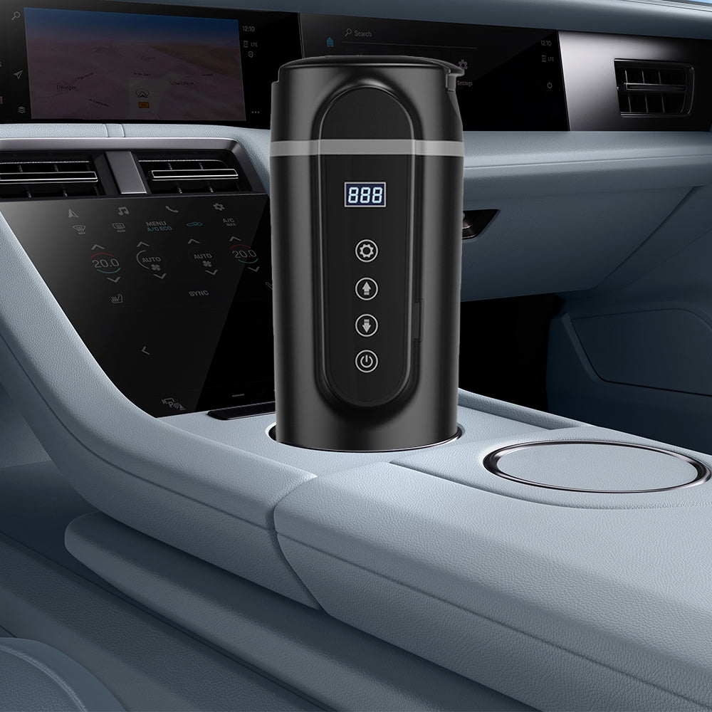 12V/24V Portable Water Boiler Heated Travel Mug Car Electric Kettle