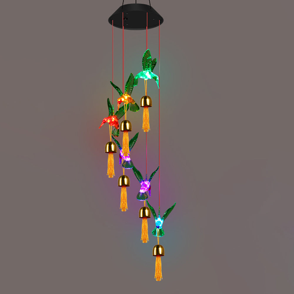 Solar Color Changing Wind Chime Light