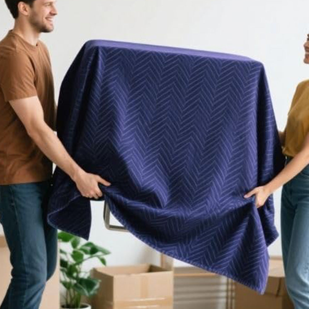 Moving Packing Blankets Heavy Duty Moving Pads for Shipping Protecting Furniture