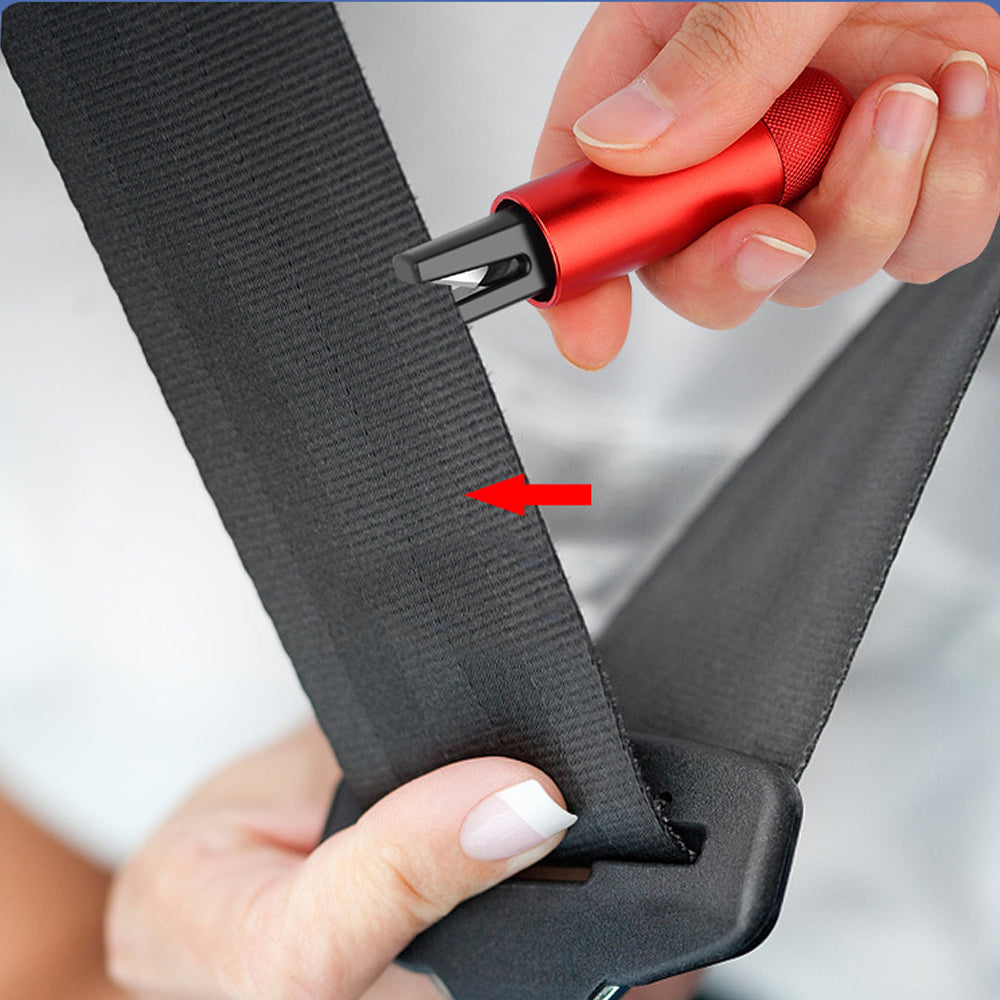 Car Hammer Window Glass Breaker with Cutter