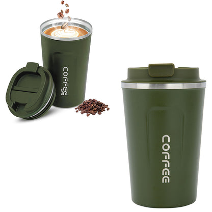 Travel Insulated Stainless Steel Double Wall Coffee Mug with Leak Proof Lid