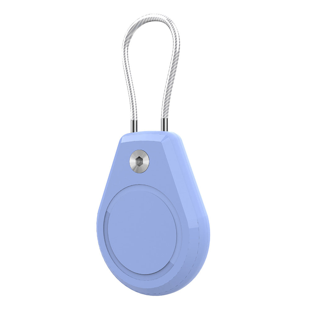 Lock Tracker Case with Steel Cable Hard Shell Protector for AirTag Keychain Luggage