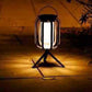 Solar Lantern with Tripod Flickering Flame Solar Outdoor Lights 4 Lighting Modes