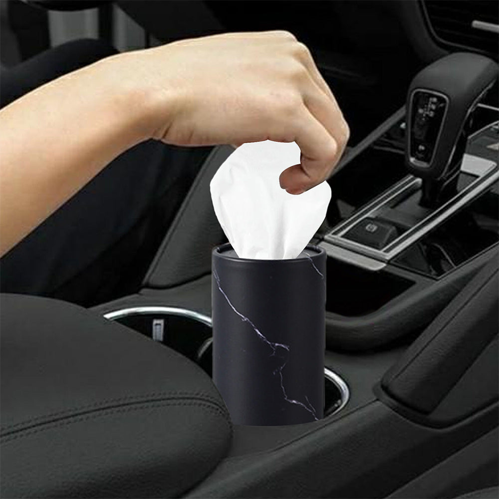 6PCS Car Tissues Holder With Facial Tissues Car Cup Holder Cylindrical Tissue Box
