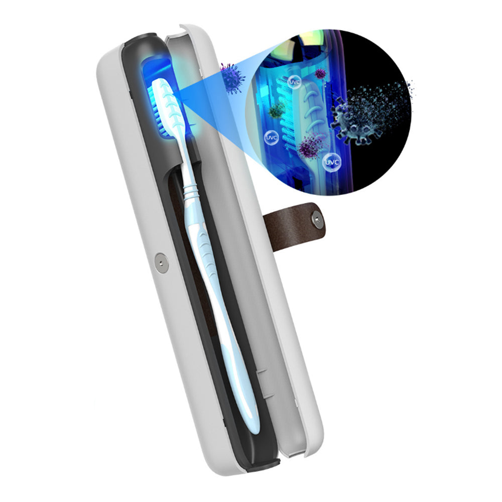 Portable UV Toothbrush Steriliser Single Brush Storage Box