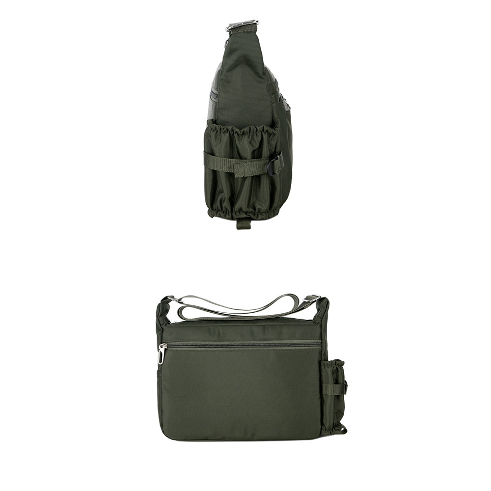 Water-Resistant Messenger Bag for Men Lightweight Travel Crossbody Sling Bag