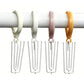 50Pcs 4 Prong Stainless Steel Pinch Pleat Curtain Hooks for Pleated Curtains