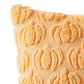 Fall Pillow Covers Halloween Pumpkins Faux Fur Pillowcase for Chair Sofa-Brown