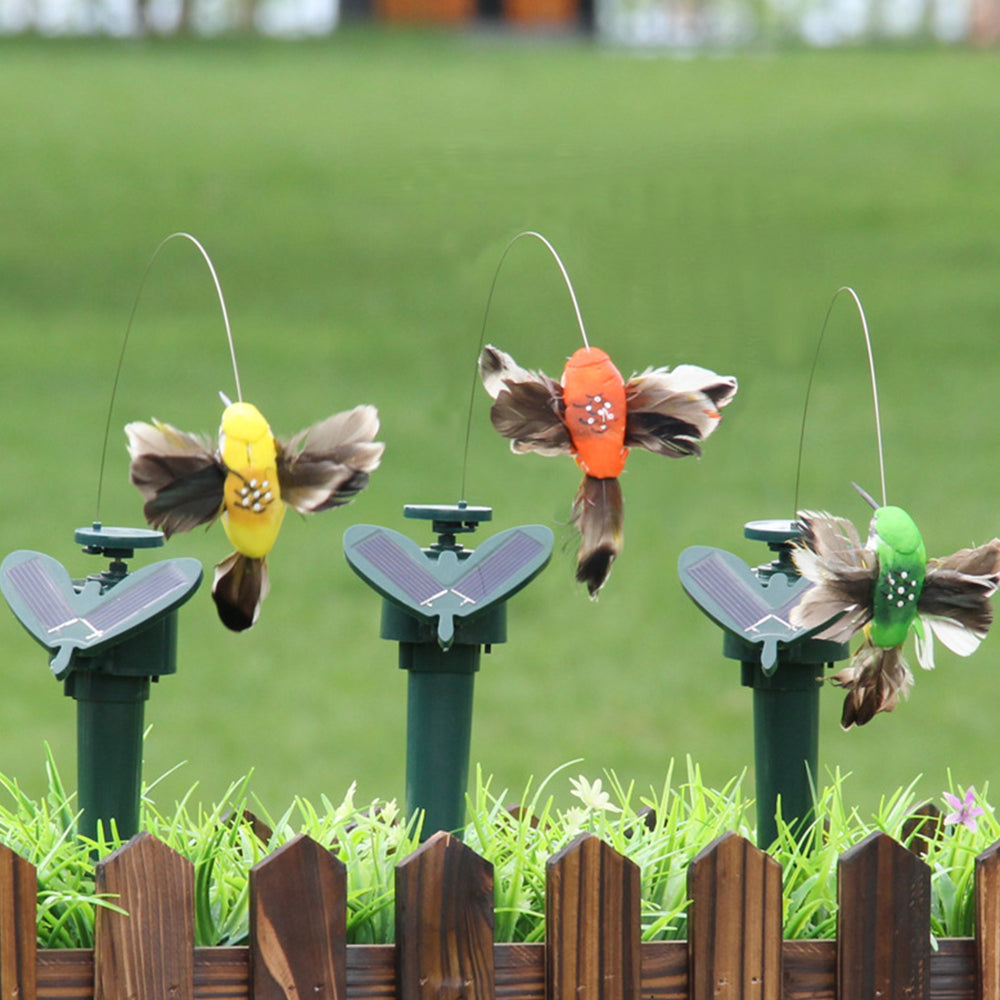 Solar Flying Humming Bird Garden Decoration