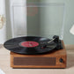 Portable Retro Bluetooth Vintage Vinyl Record Player with Speakers
