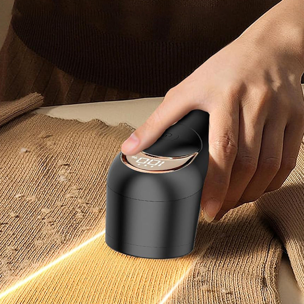 Fabric Shaver 6-Blade 3-Speed Rechargeable Shaver LED Display for Clothes Blanket