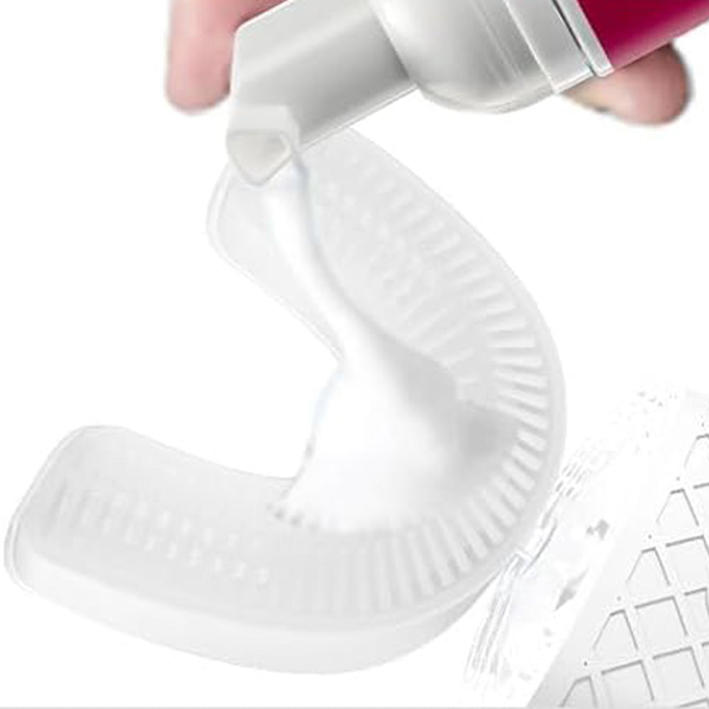 U Shaped Electric Toothbrush 6 Modes Whole Mouth Brush for Adults