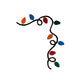 Christmas Door Topper Holiday Decoration Wooden Corner Door Frame Xmas Decoration