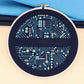 2 Pack 14 Count Precut Cotton Aida Cloth for Cross Stitch Embroidery-Navy